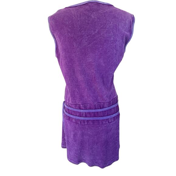 Karma Circle Tank Dress Medium Boho Patchwork Embroidery Hippie Festival Stretch - Picture 2 of 14